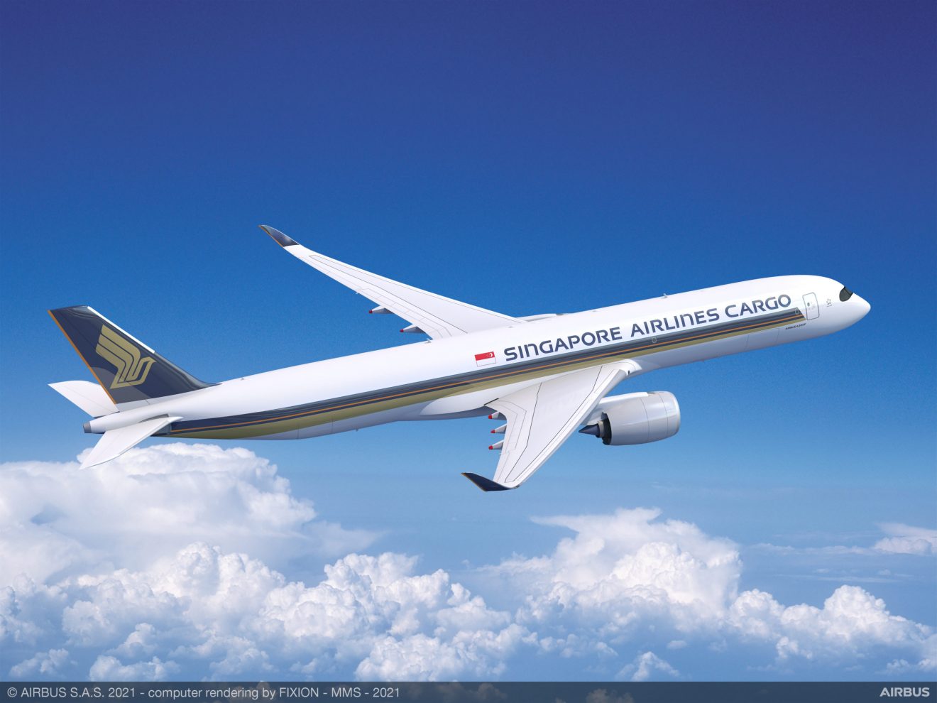 Singapore Airlines Cargo A350F Render