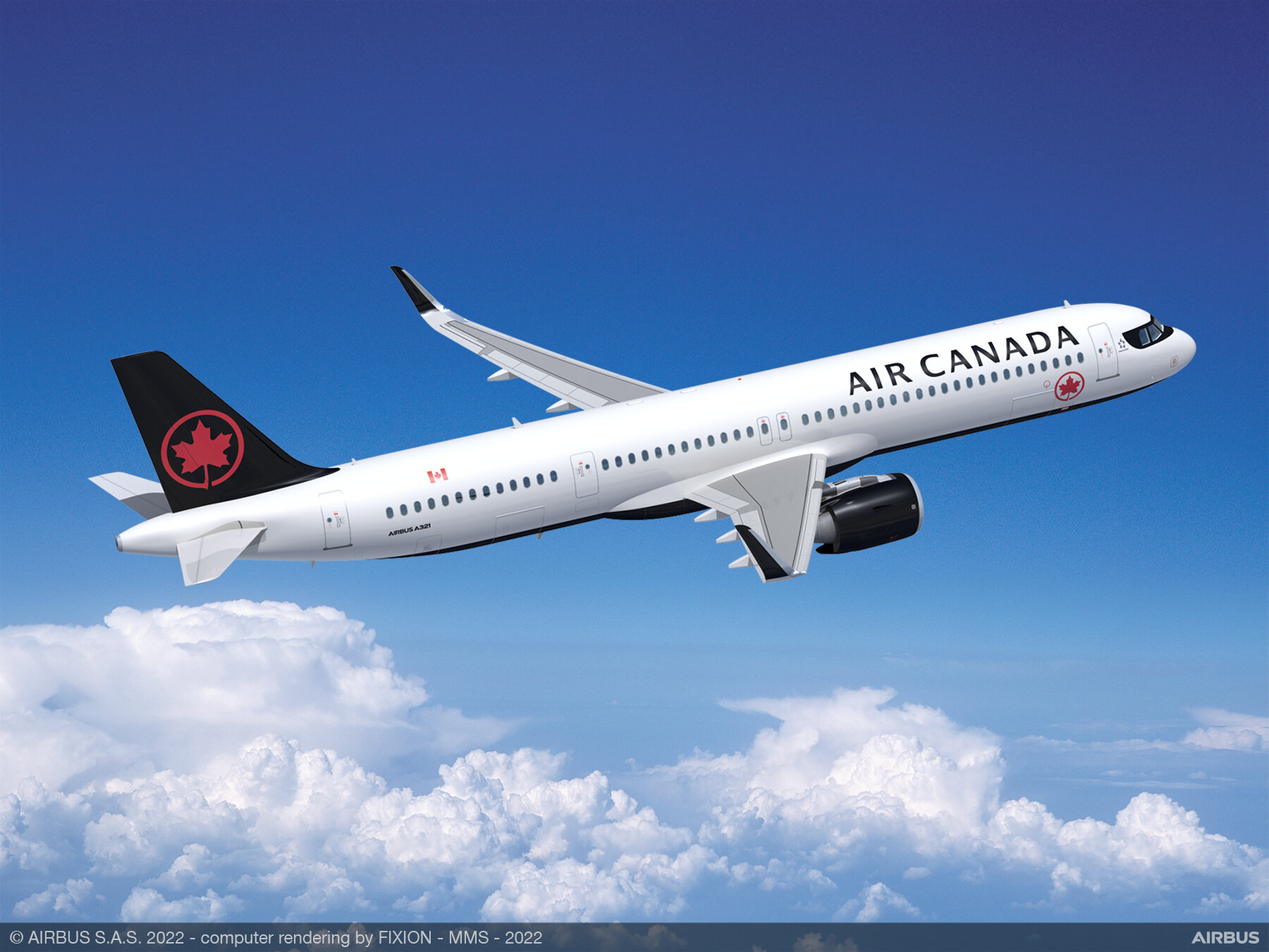 Air Canada A321XLR Render