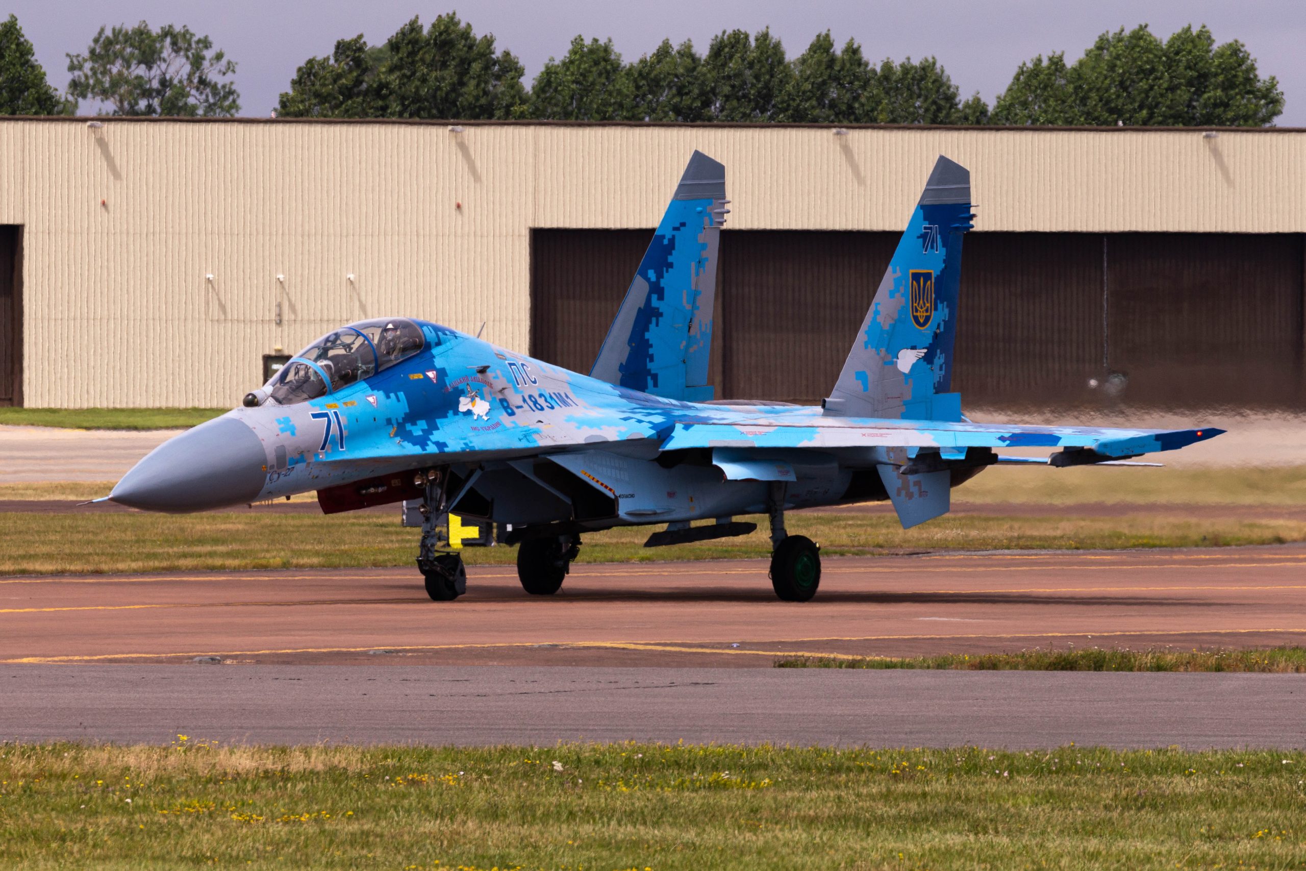 Ukraine Air Force Sukhoi SU-27 P1M