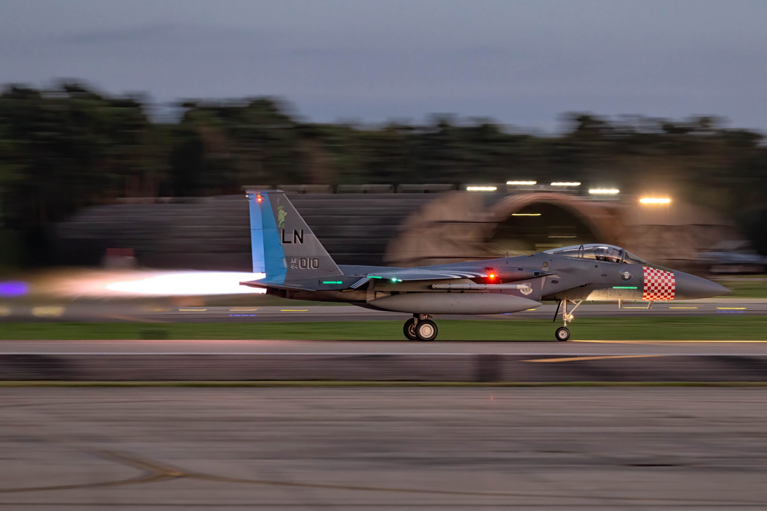 USAF McDonnell Douglas F-15C departing RAF Lakenheath