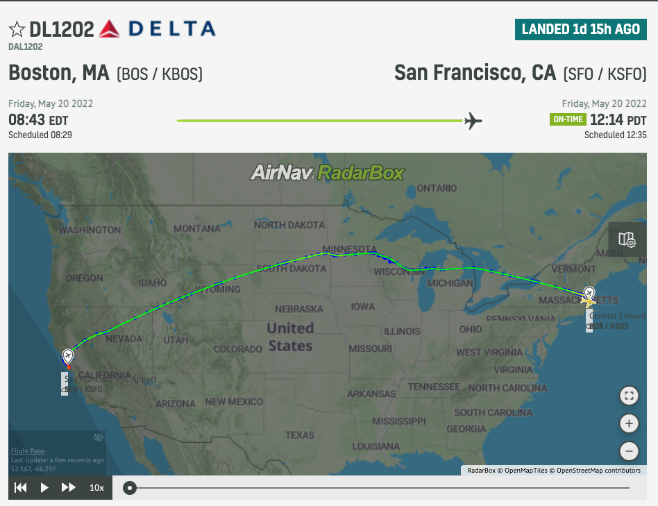 First Delta Airbus A321NEO Flight Data
