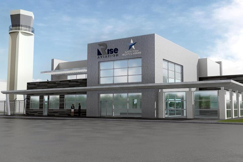 Rise Aviaiton new FBO Facility at North Texas Regional Airport