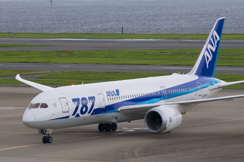 All Nippon Airways ANA Boeing 787 Dreamliner.