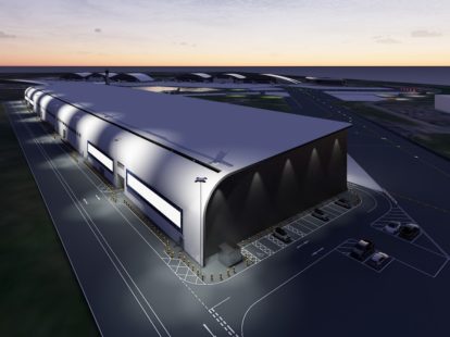 New hangar at Farnborough Airport