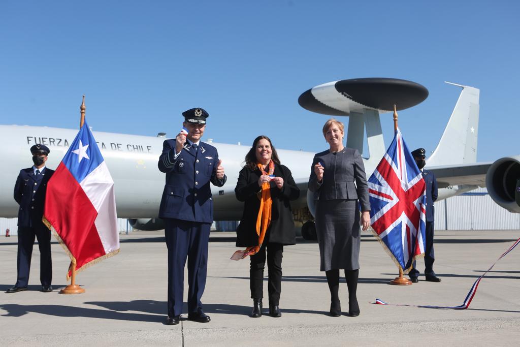 Donated RAF E-3D Sentry aircraft in Chile