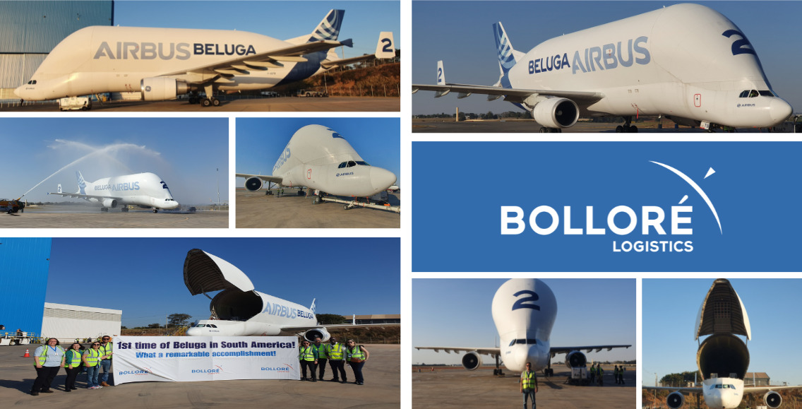 Beluga transport aircraft in Brazil
