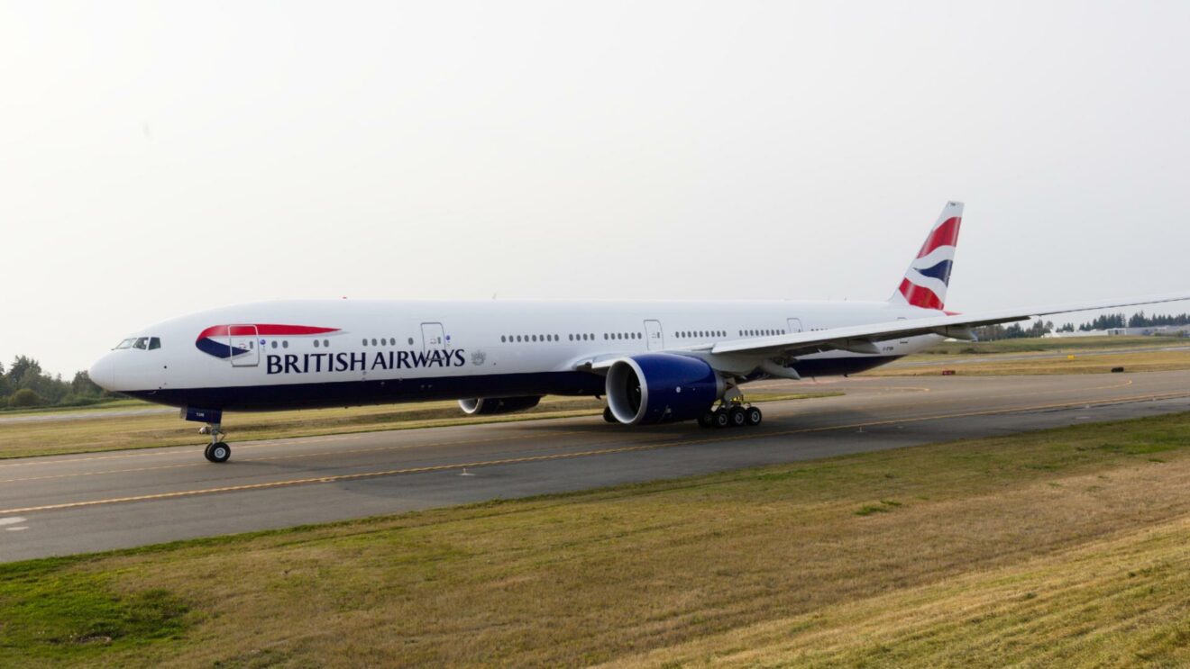 Photo Novus Aviation leased Boieng 777-300 operated by British Airways. Photo Credit; Novus Aviation