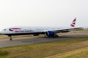 Photo Novus Aviation leased Boieng 777-300 operated by British Airways. Photo Credit; Novus Aviation