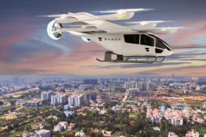 An EVE eVTOL aircraft operating for BLADE India.