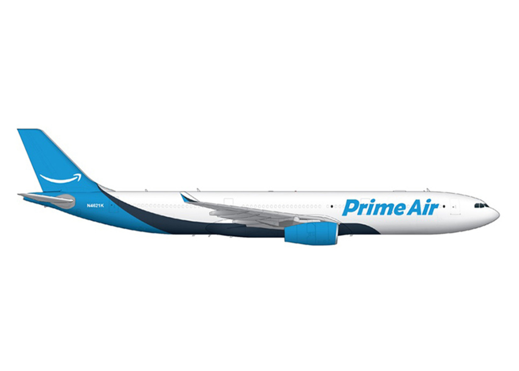 A render of the Hawaiian Airlines Amazon cargo freighter aircraft