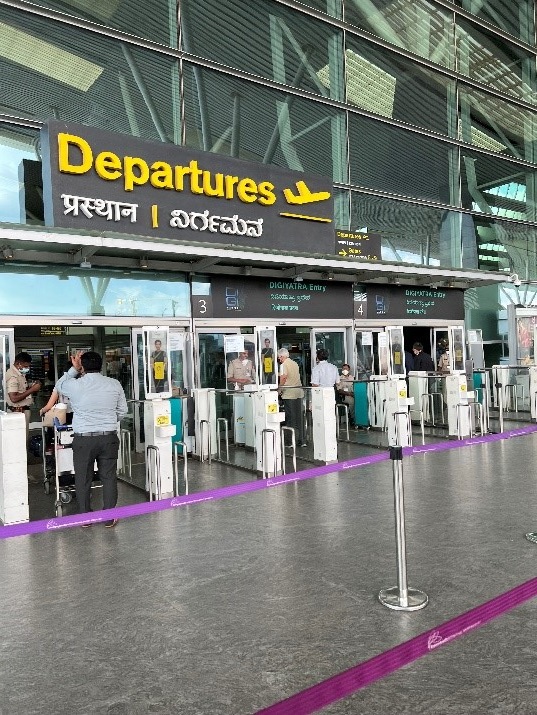 The Departures terminal at Bengaluru airport