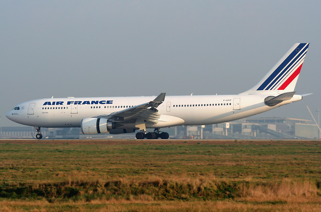 Air france Airbus A330 F-GZCP prior to its fatal crash in 2009.