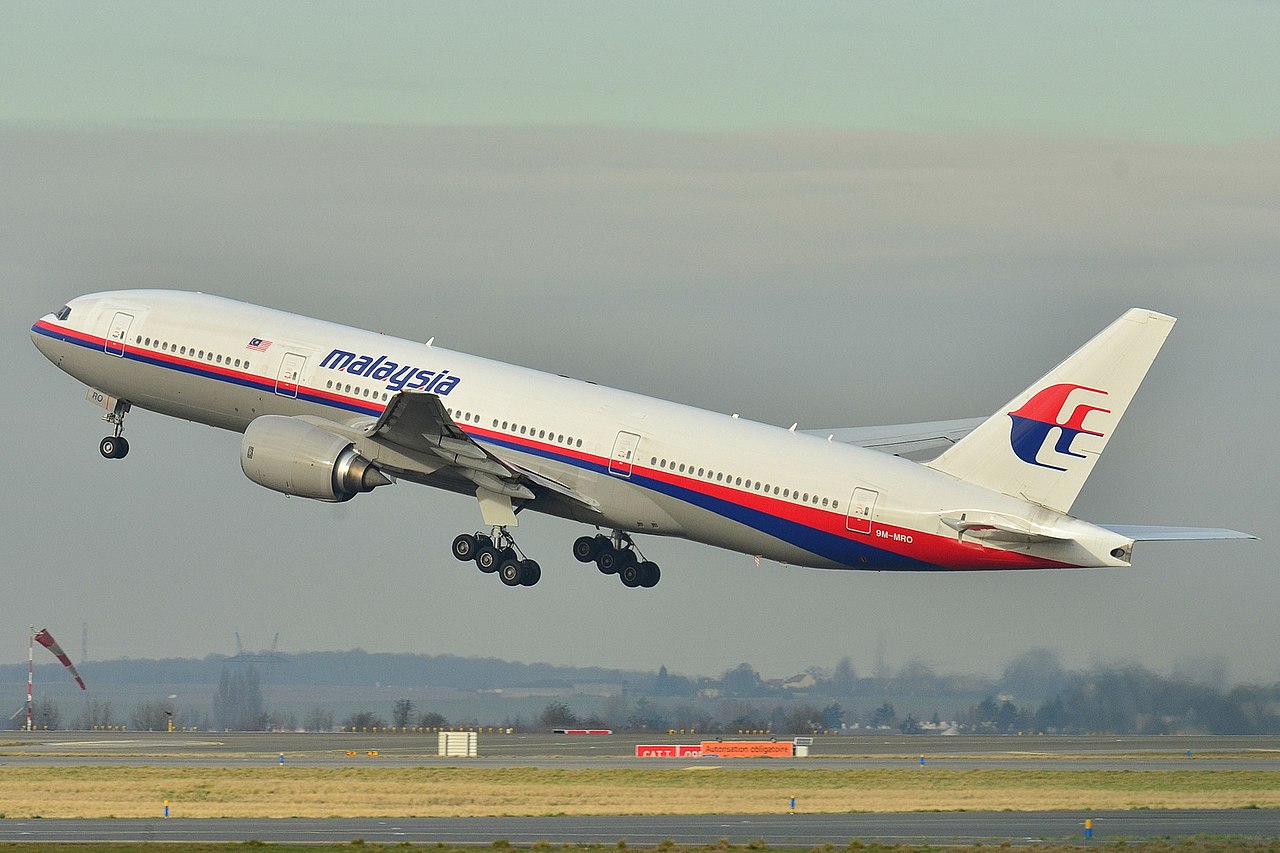 The Malaysia Airlines Boeing 777-200ER lost as MH370 in 2014.