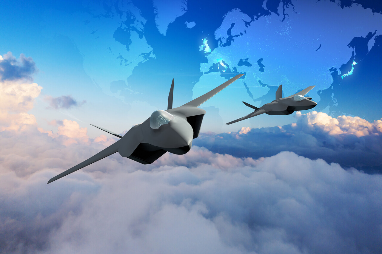 Render of proposed new fighter aircraft by international coalition.