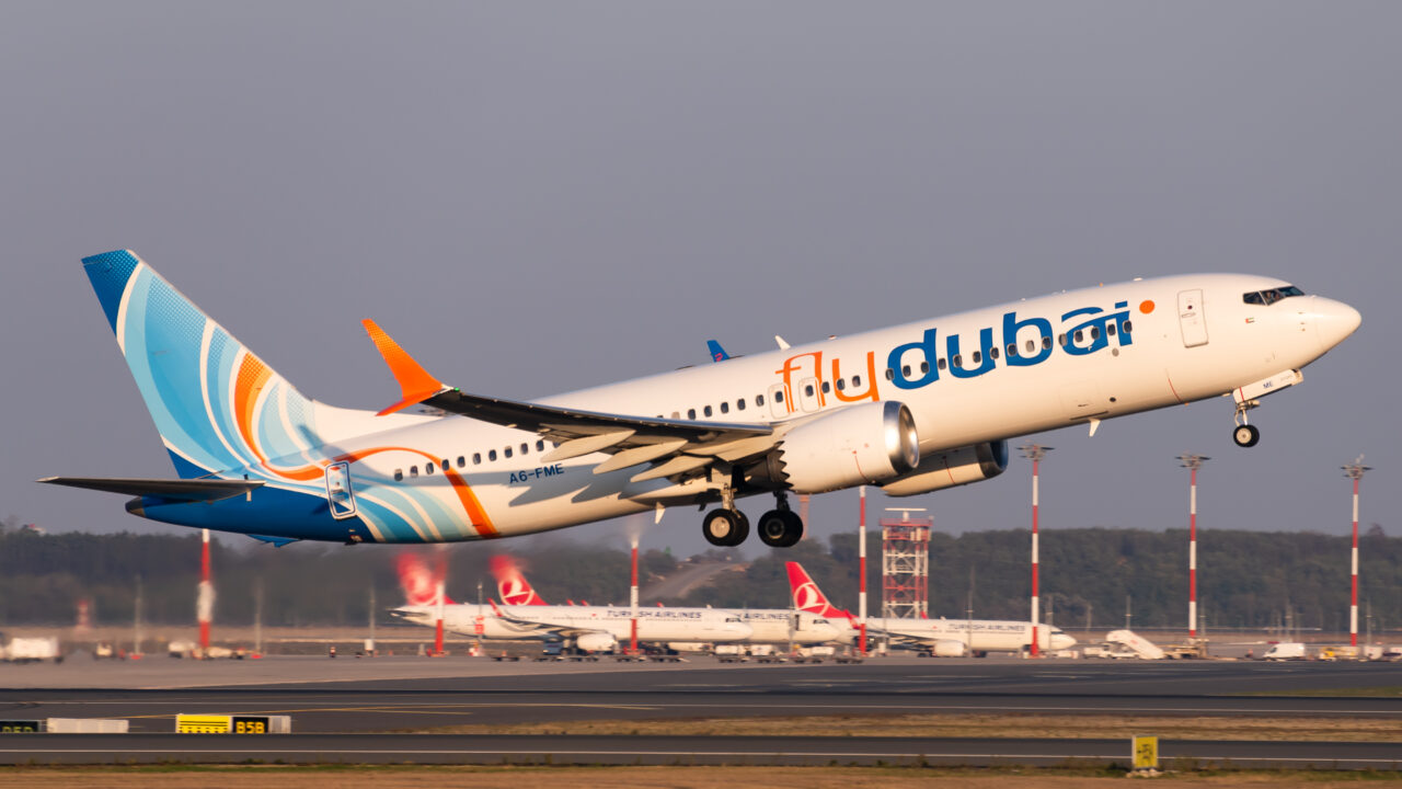 Flydubai Boeing 737 MAX Departs Krakow Following Bomb Threat