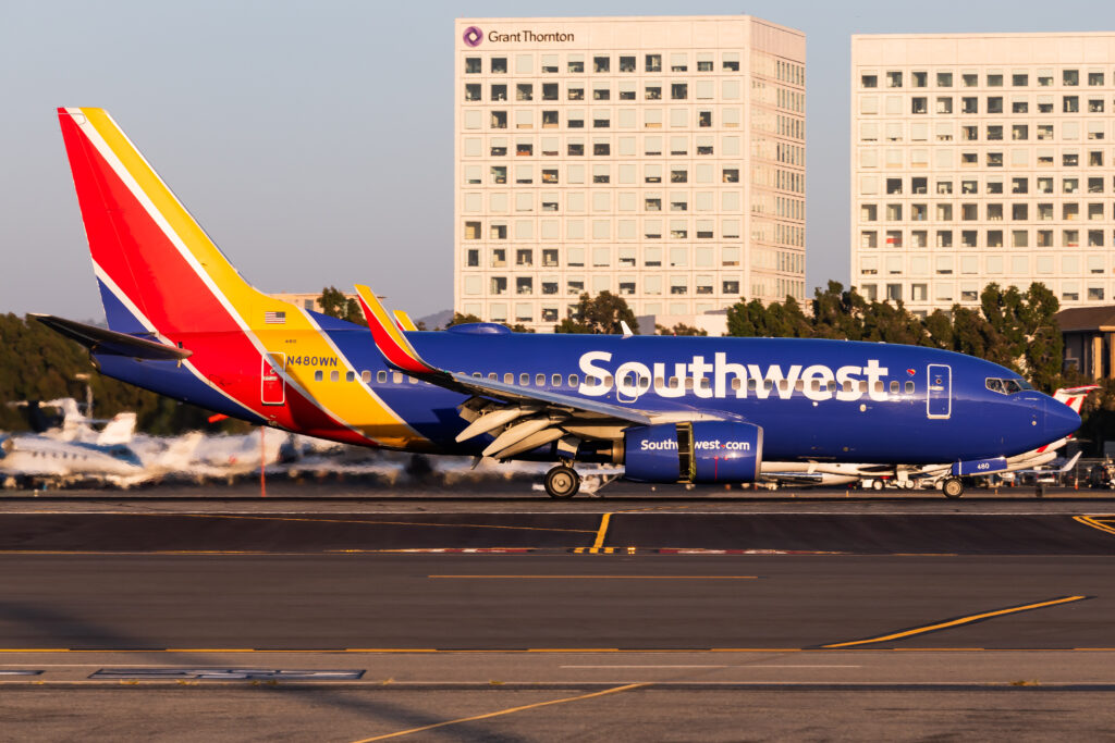 Southwest Airlines Boeing 737.
