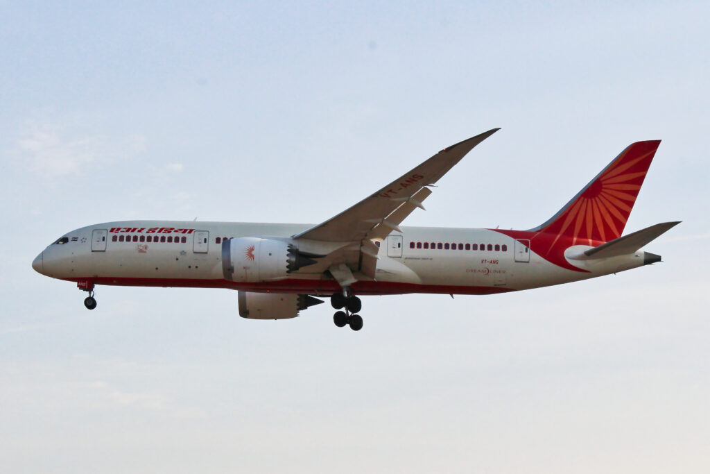 Air India Boeing 787.