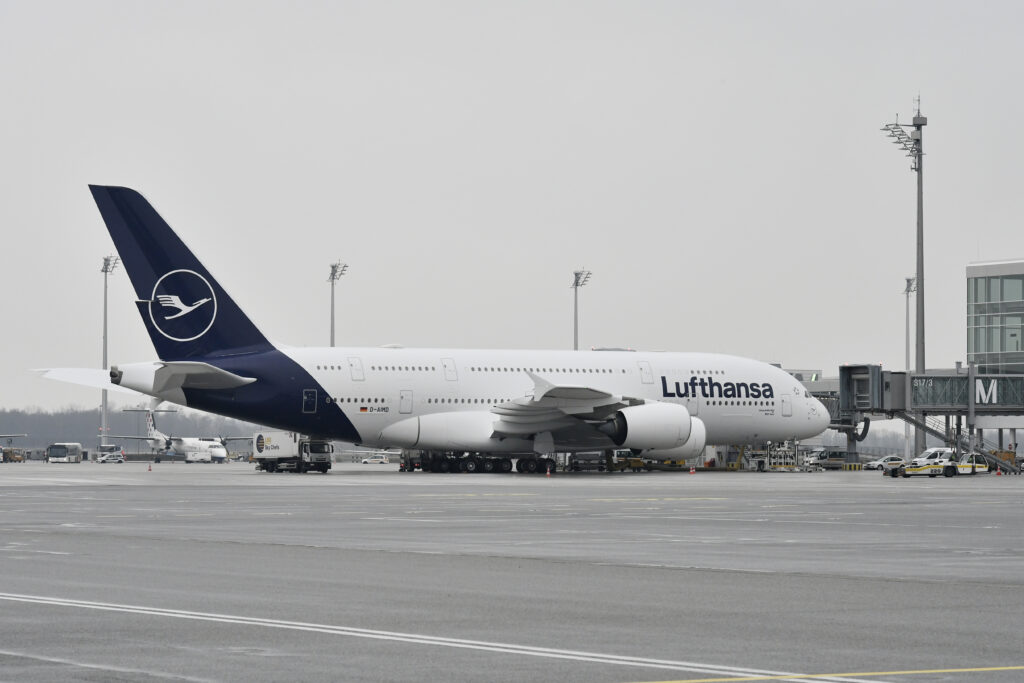 Lufthansa's Airbus A380s continue to be reactivated.