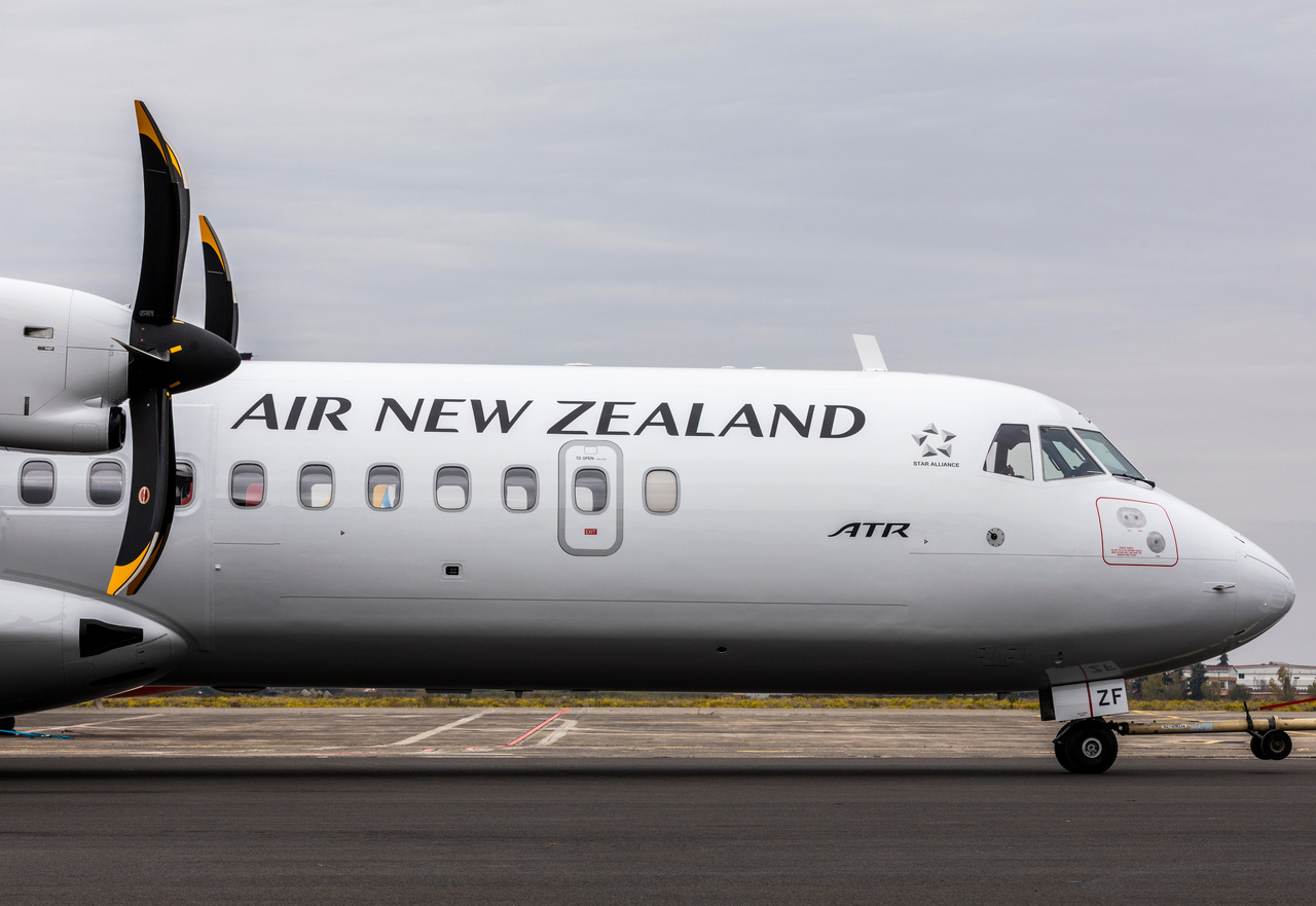 An Air New Zealand ATR aircraft.