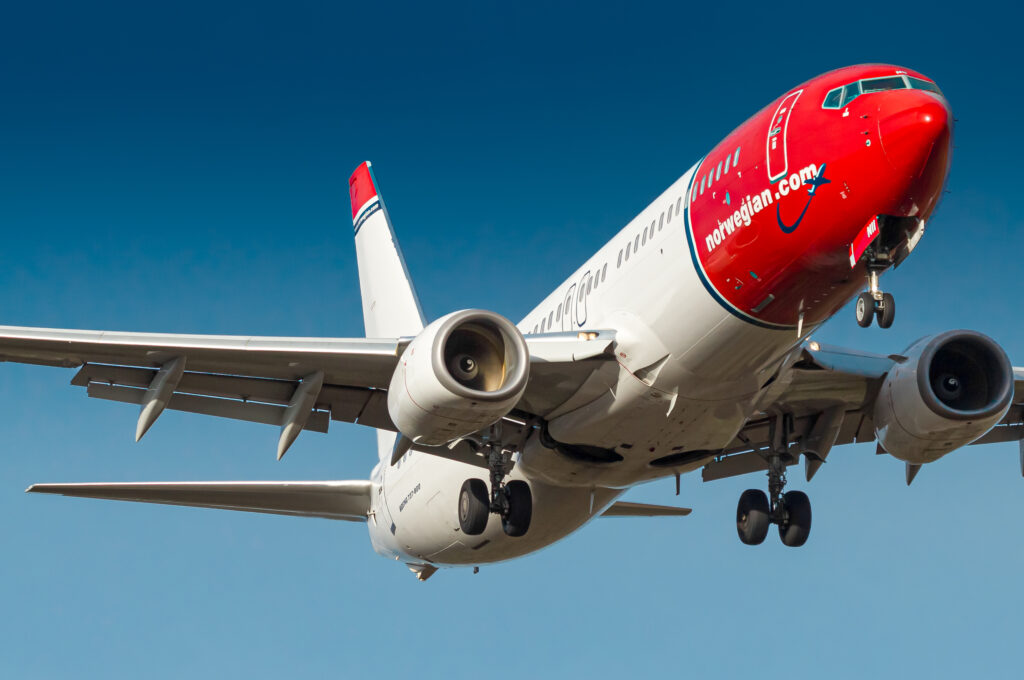 Norwegian Air Shuttle Boeing 737-800.
