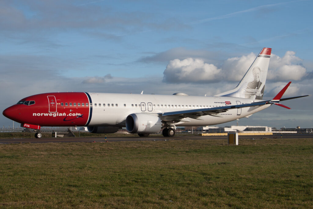 Norwegian Air Shuttle Boeing 737 MAX.