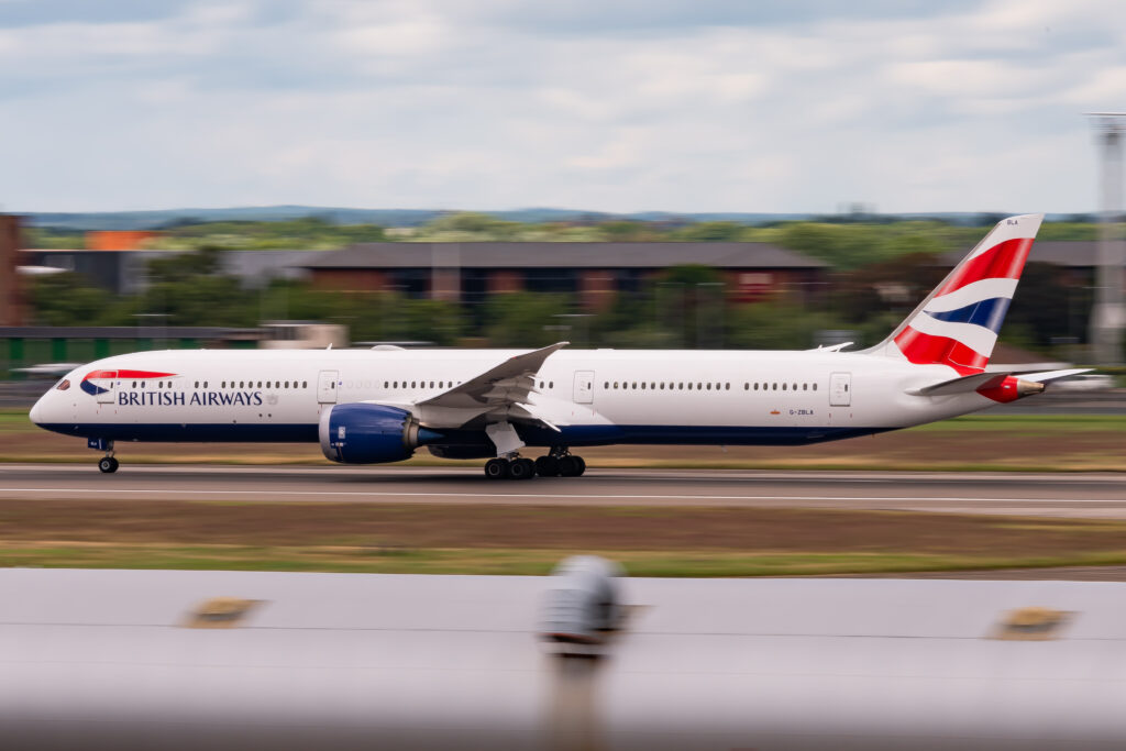 British Airways Boeing 787-10.