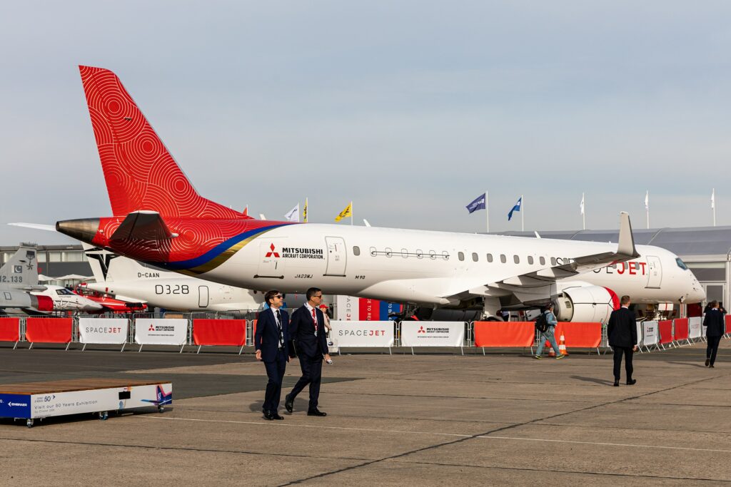 Mitsubishi SpaceJet gets discontinued.