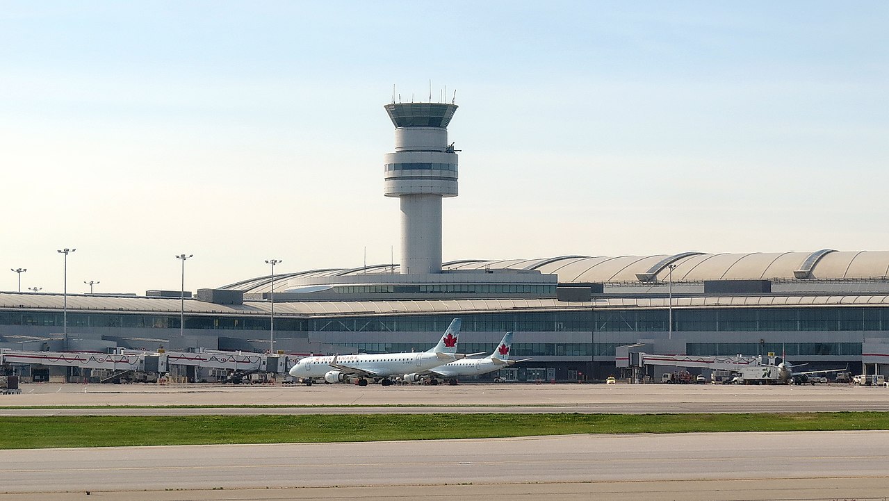A view across Toronto Pearson International Airport.