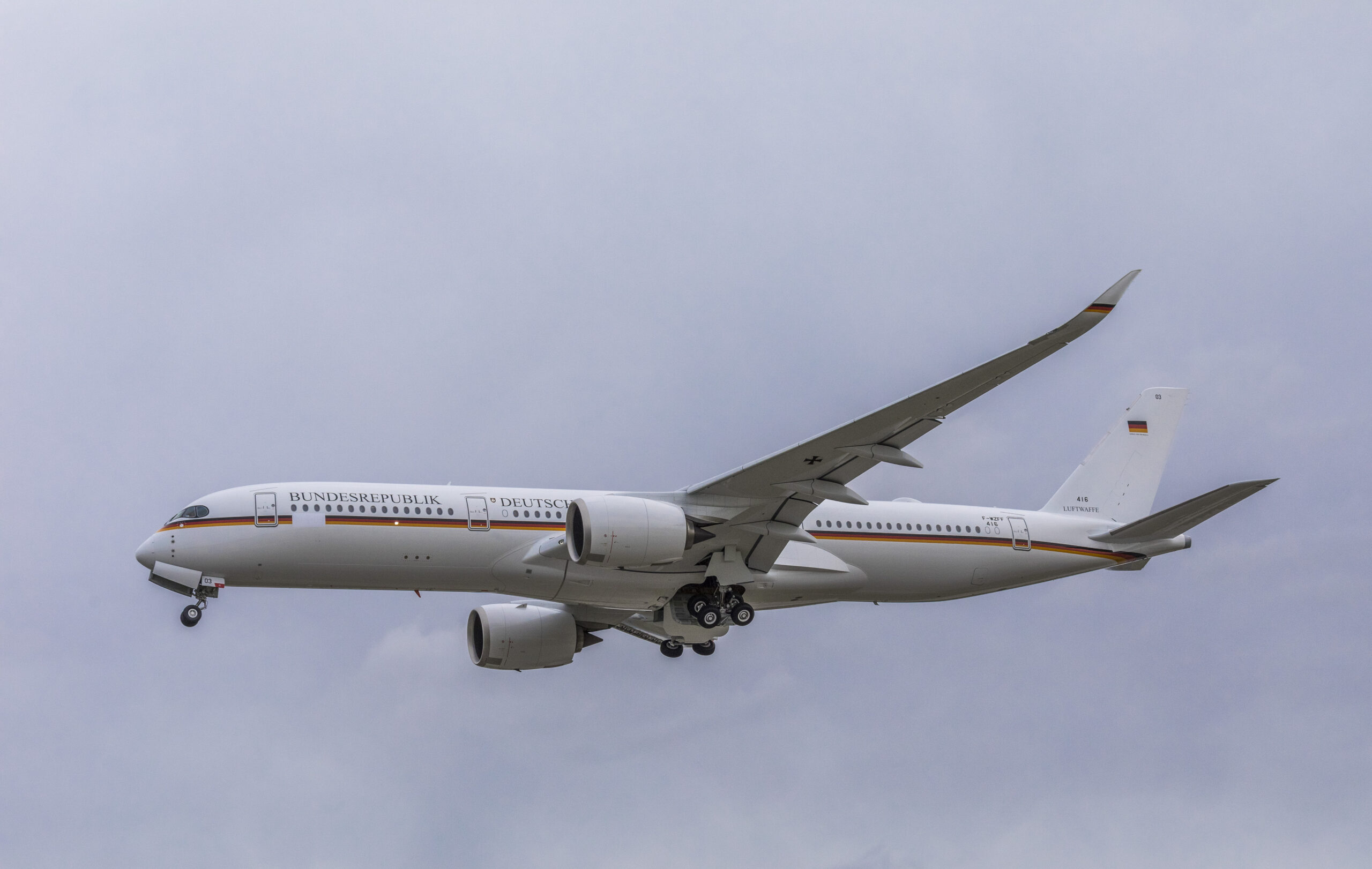 German Armed Forces Receive Third Airbus A350