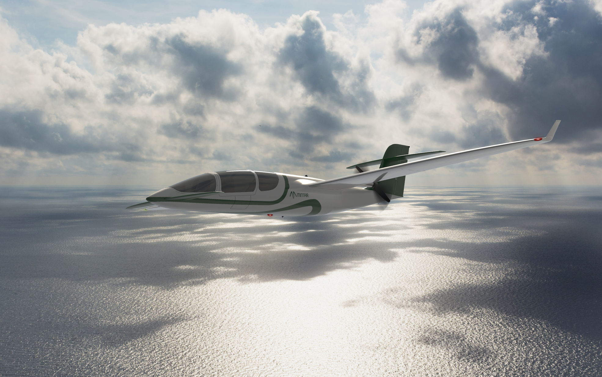 Render of Electron 5 electric aircraft destined for South Korea.