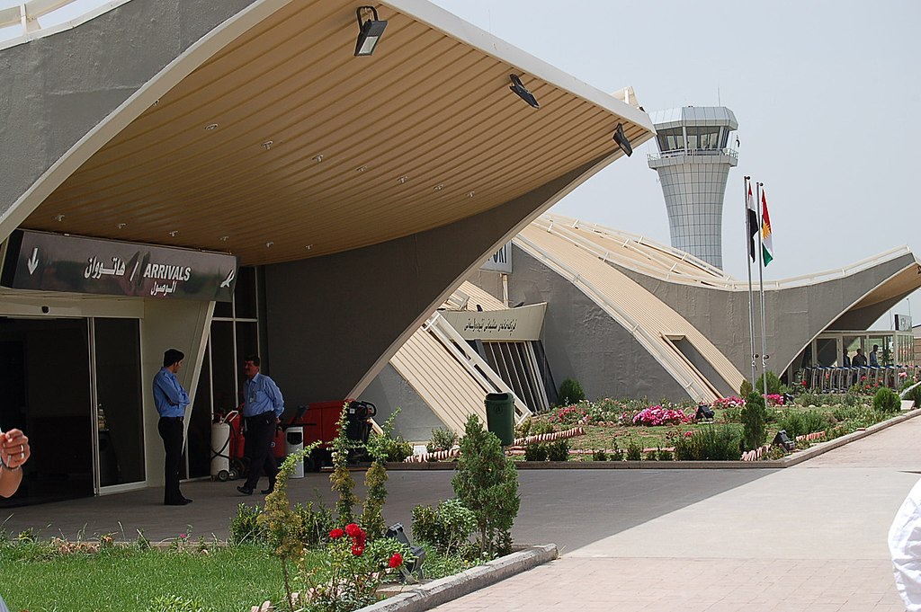 Exterior of Sulayamaniyah International Airport