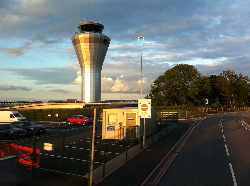 ATC control tower at Birmingham Airport