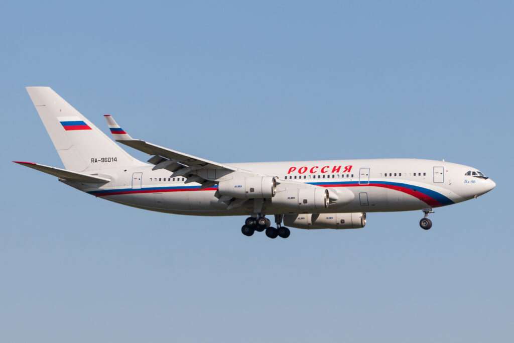 Russian Aircraft Flies from Washington to New York