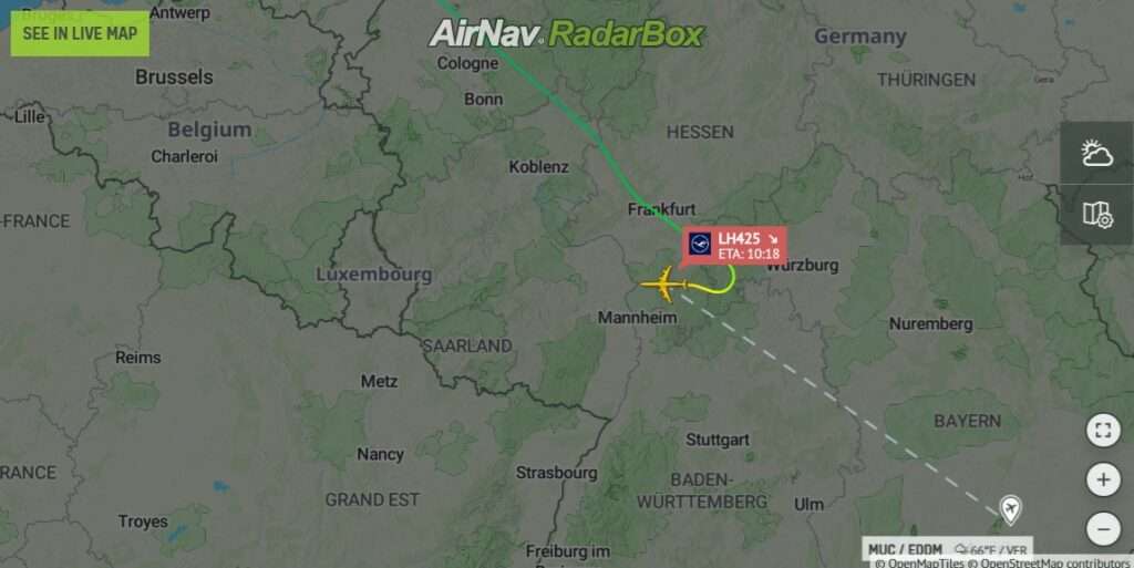 Lufthansa A340 from Boston declares general emergency