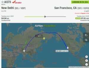 Air India 777 to San Francisco diverts with engine issues