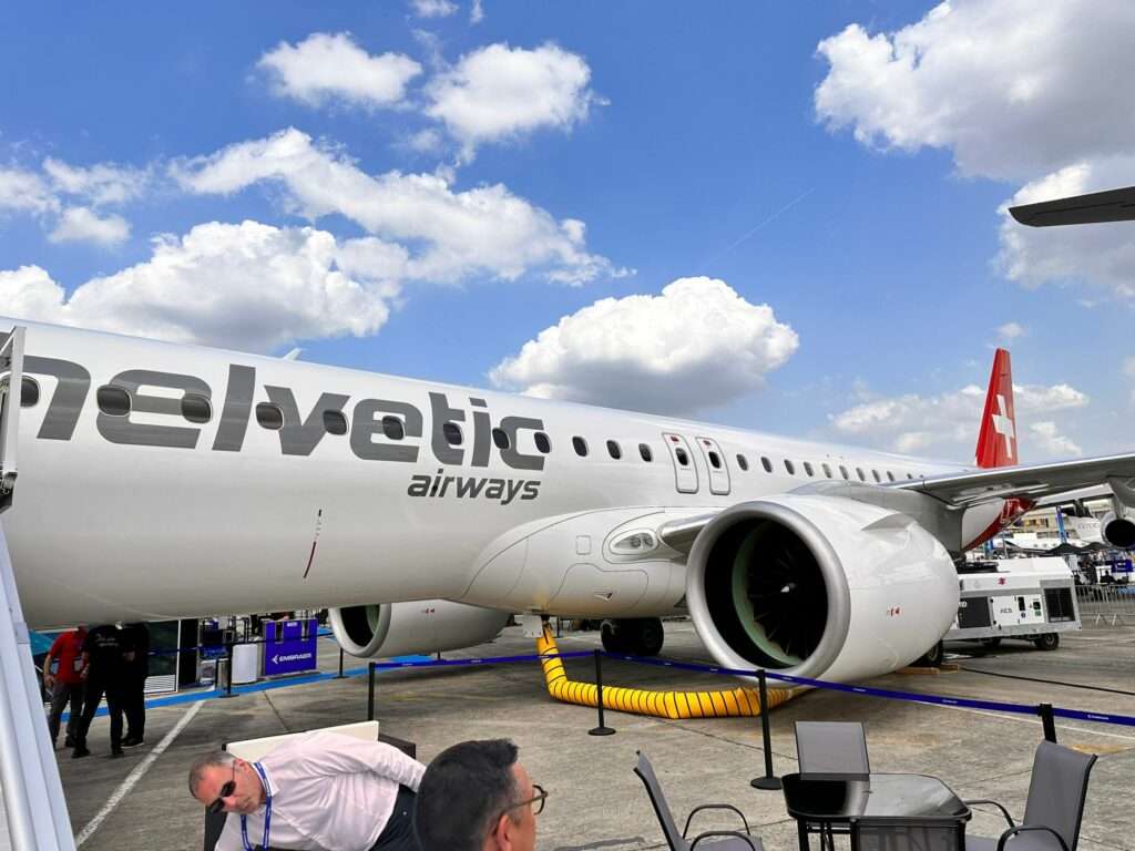 Paris Air Show 2023: Helvetic Airways Embraer E195-E2