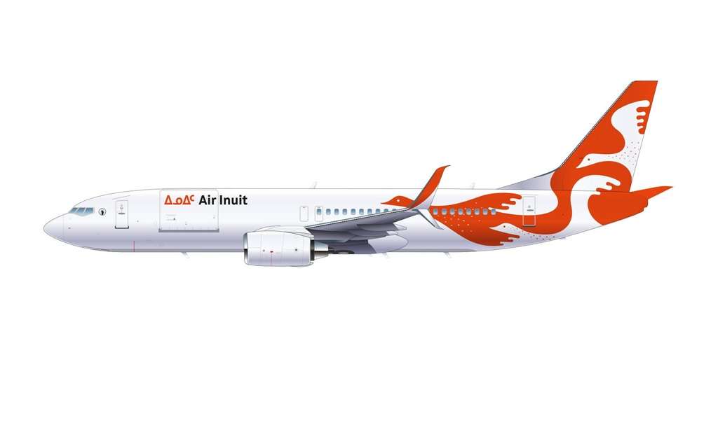 Render of an Air Inuit Boeing 737-800 aircraft.