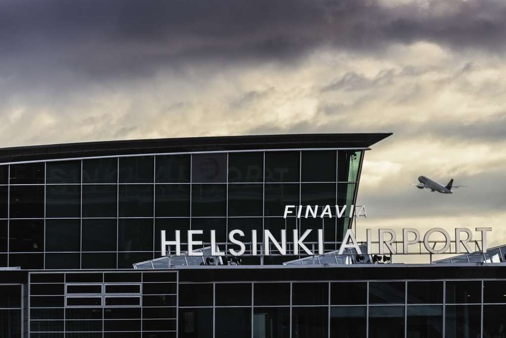 Evening view of Helsinki Airport