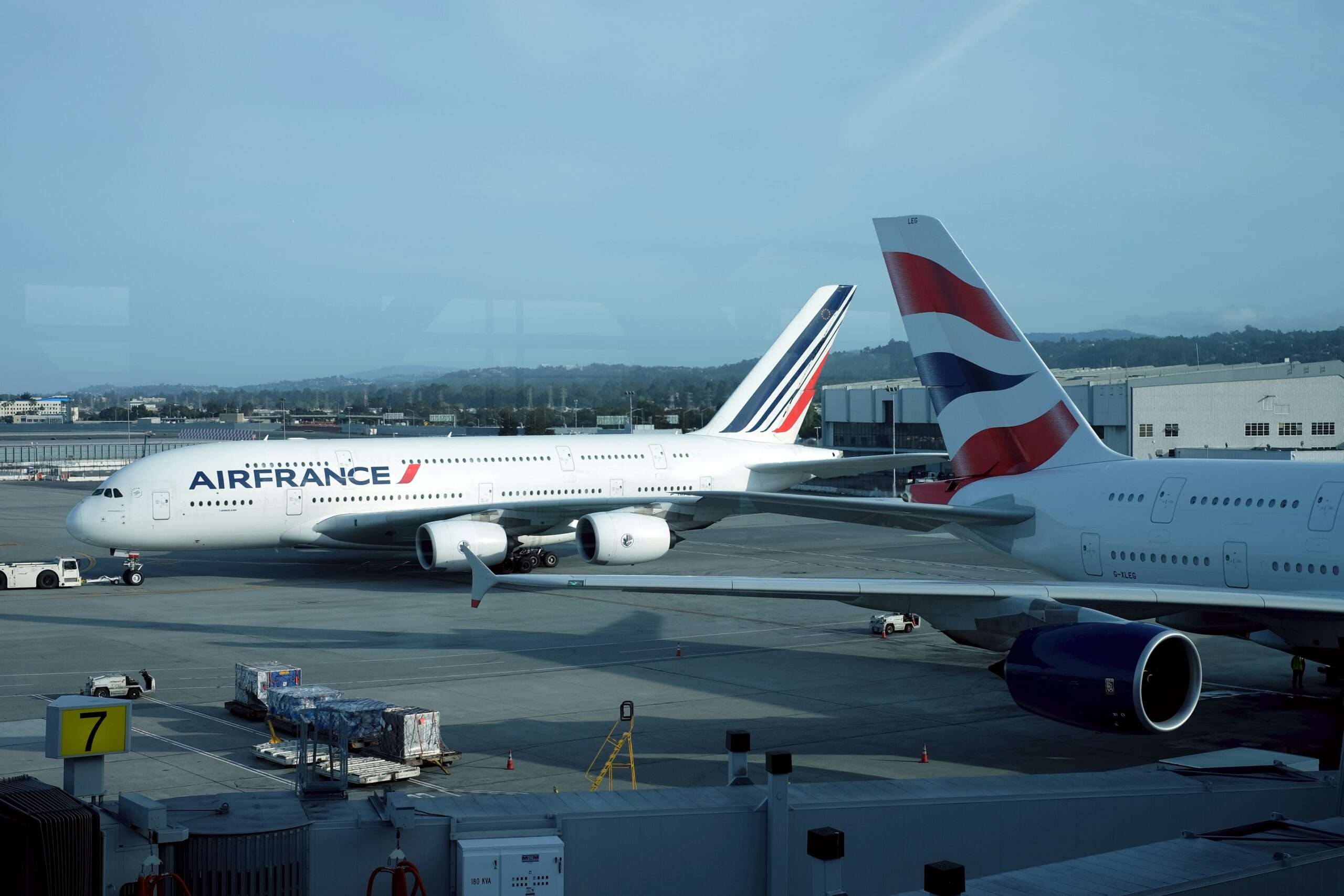 British Airways vs. Air France: Who's Busier?