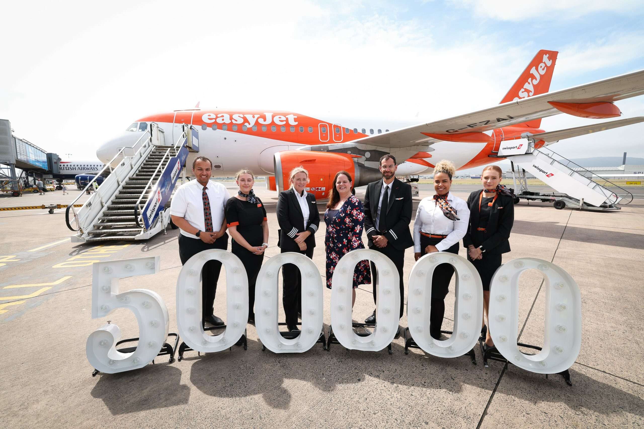 easyJet Celebrates 500,000th Passenger in Belfast City