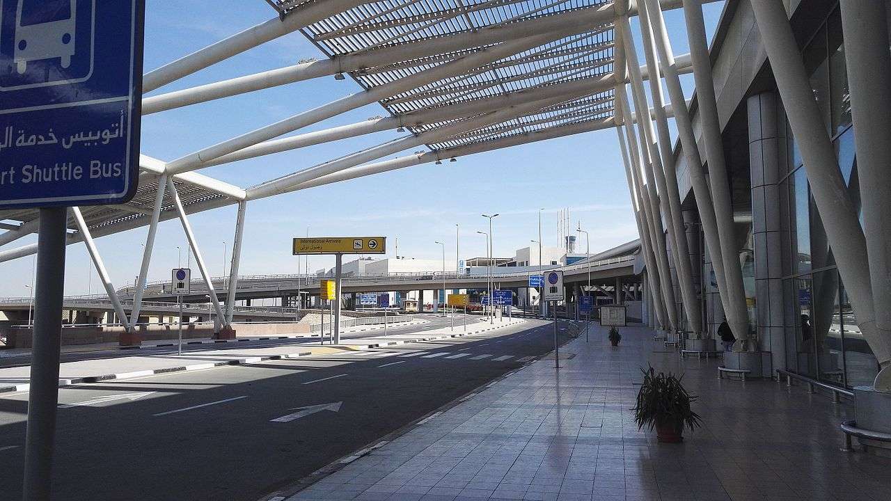 View of exterior Terminal 3 at Cairo International Airport