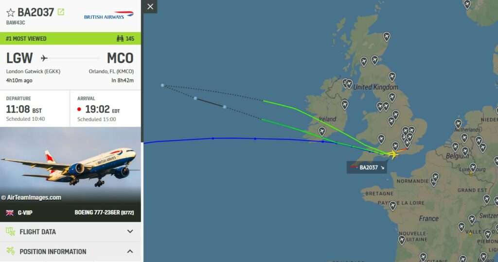 London: 2 British Airways Boeing 777 Incidents in 24 Hours - One of them was a flight to Port of Spain, Trinidad & Tobago and the other was to Orlando.