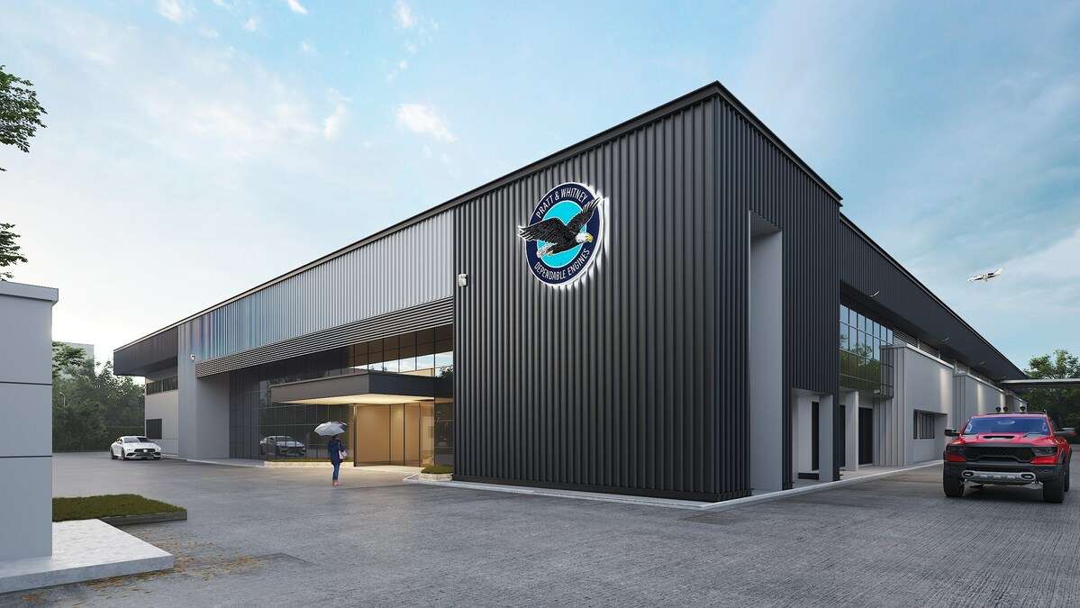 Render of new Pratt & Whitney Singapore facility