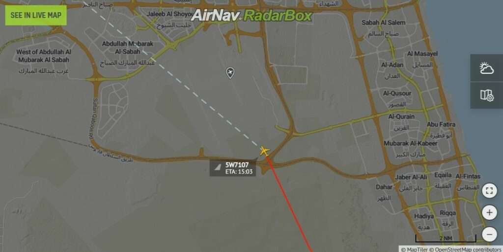 Wizz Air flight from Abu Dhabi to Sarajevo declares emergency - Diverts to Kuwait.