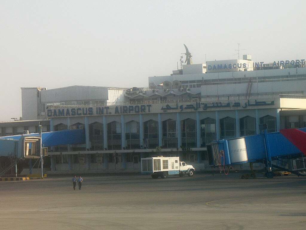 View of Damascus International Airport.