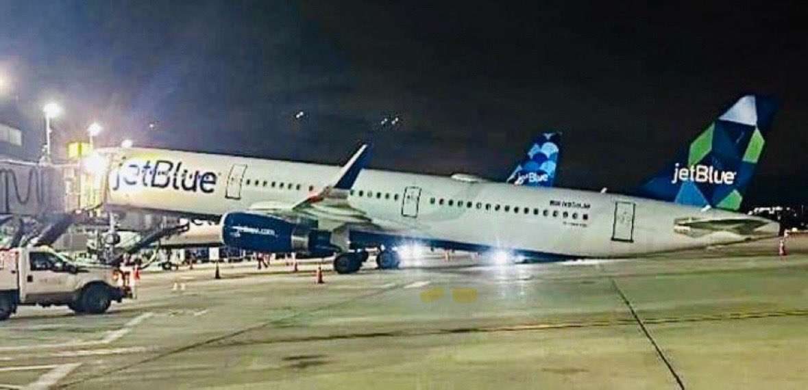 JetBlue Aircraft Suffers Major Mishap at New York JFK