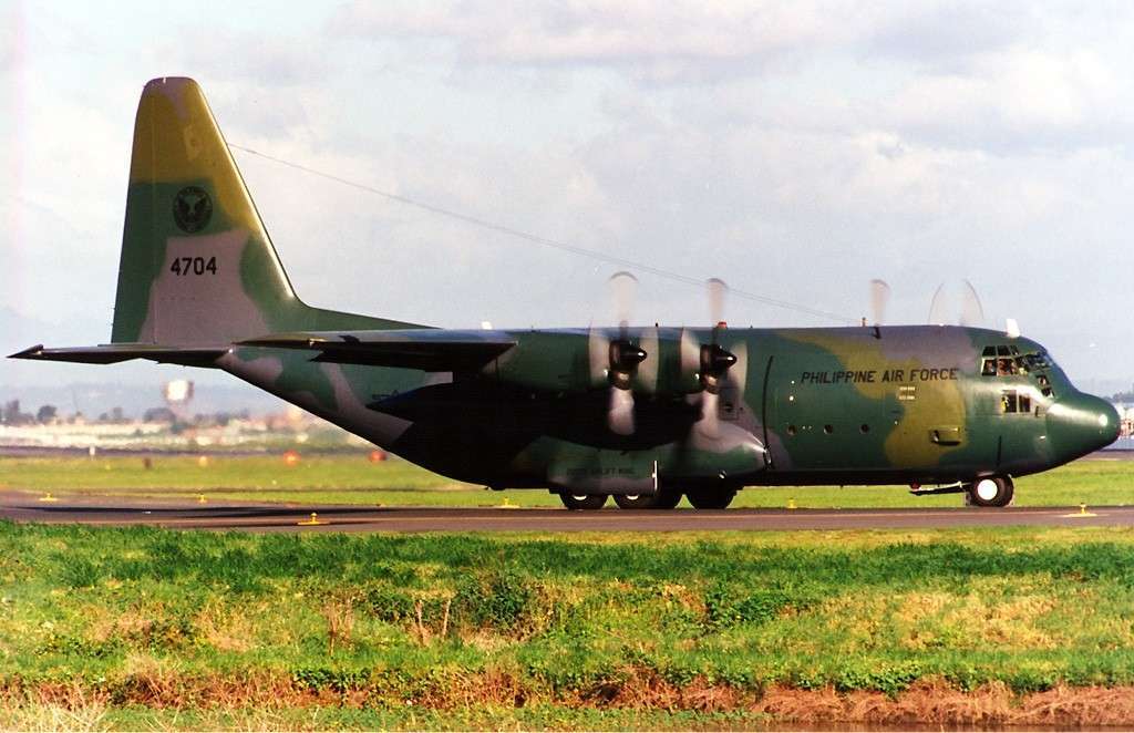 A Philippine Air Force Hercules C-130H.