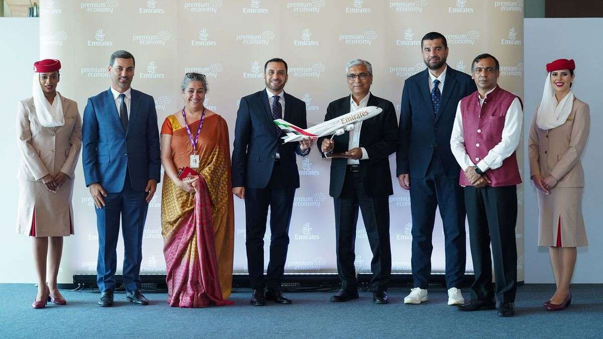 Emirates and Indian delegates in Mumbai