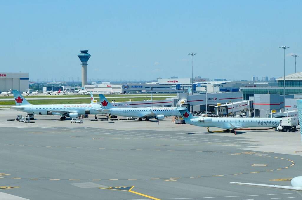 View across Toronto-Pearson Airport
