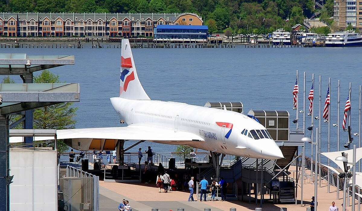 Concorde G-BOAD on display at Intrepid Sea, Air & Space Museum, New York